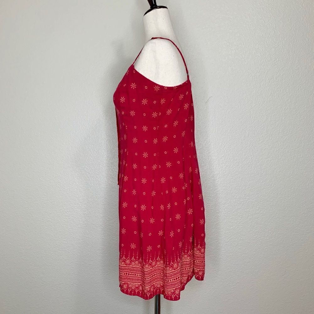NWOT Mudd Women’s Size Large Red Floral Romper - Picture 4 of 12